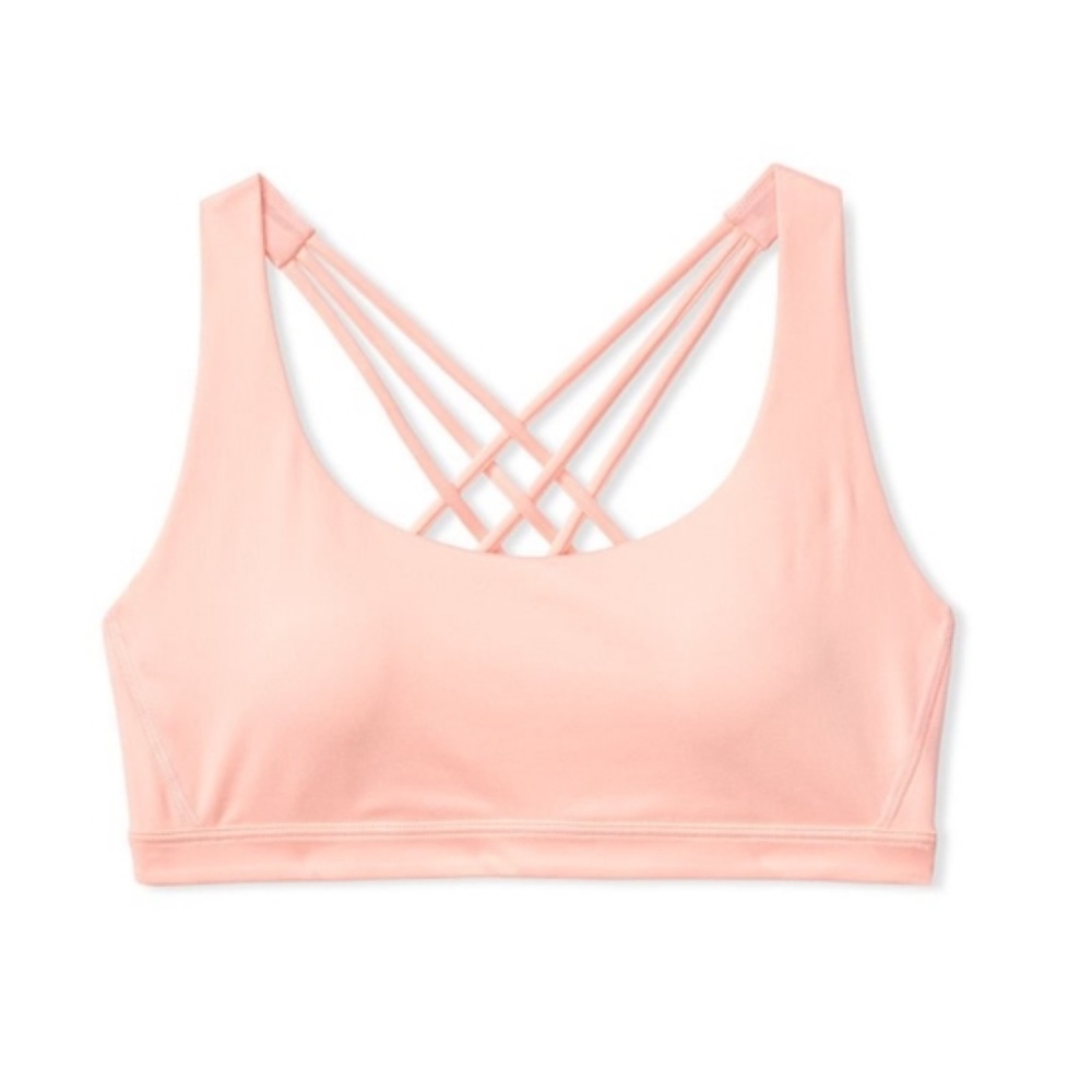 Victoria's Secret Incredible Essential Strappy Back Bra Apricot Frost Large NEW